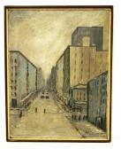 Phillips Middleton New York City Cityscape In Muted Grays And Blues Phillips Middleton New York City Cityscape In Muted Grays And Blues