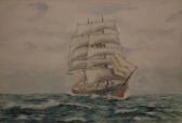 PHYSICK Nino William Seascapes With Schooners Infull Sail PHYSICK Nino William Seascapes With Schooners Infull Sail