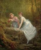 PICOU Henri Pierre The Flower Pickers PICOU Henri Pierre The Flower Pickers