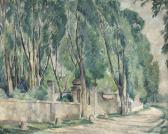 PIERRE Gustave Rene Paysage Arborée PIERRE Gustave Rene Paysage Arborée