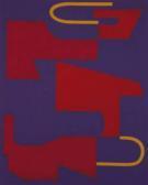 PILLET Edgard Composition En Mauve PILLET Edgard Composition En Mauve