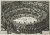 PIRANESI Giovanni Battista Veduta Dell'anfiteatro Flavio Detto Il Colosseo, Pl. 126, From Vedute Di Roma PIRANESI Giovanni Battista Veduta Dell'anfiteatro Flavio Detto Il Colosseo, Pl. 126, From Vedute Di Roma