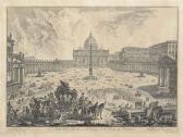 PIRANESI Giovanni Battista Veduta Della Basilica E Piazza Di S. Pietro In Vaticano PIRANESI Giovanni Battista Veduta Della Basilica E Piazza Di S. Pietro In Vaticano