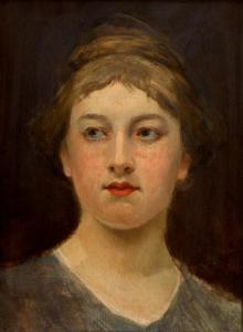 Maximilian Pirner - Portrét Dívky