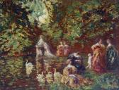 PIRON Auguste Nymphes Au Bain PIRON Auguste Nymphes Au Bain