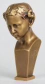 PIRON Eugene D. Buste De Jeune Fille PIRON Eugene D. Buste De Jeune Fille