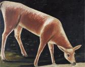 PIROSMANI NIKO Roe Deer Drinking From A Stream PIROSMANI NIKO Roe Deer Drinking From A Stream