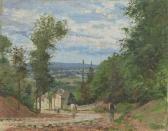 PISSARRO Camille La Route De Marly, Louveciennes PISSARRO Camille La Route De Marly, Louveciennes