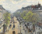 PISSARRO Camille Le Boulevard Montmartre, Matinée De Printemps PISSARRO Camille Le Boulevard Montmartre, Matinée De Printemps