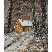 PISSARRO Paul Emile Le Chemin De La Chaise, Neige PISSARRO Paul Emile Le Chemin De La Chaise, Neige