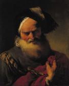 PITTONI Giovanni Battista I An Astronomer In Oriental Robes, A Caliper In His Right Hand PITTONI Giovanni Battista I An Astronomer In Oriental Robes, A Caliper In His Right Hand