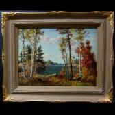 PLANDING Otto Autumn Lake Scene PLANDING Otto Autumn Lake Scene