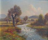 PLANKENHORN Jakob Pair Of Oils On Panel, Landscapes PLANKENHORN Jakob Pair Of Oils On Panel, Landscapes