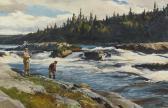 PLEISSNER Ogden Minton Great Watehishou River PLEISSNER Ogden Minton Great Watehishou River