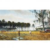 PLEISSNER Ogden Minton Hunting In Georgia PLEISSNER Ogden Minton Hunting In Georgia