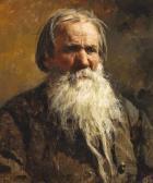 POLENOV Vasili Dimitrevich Portrait Of The Russian Byliny Singer Vasiliy Petrovich Schegolenok From Onezhye POLENOV Vasili Dimitrevich Portrait Of The Russian Byliny Singer Vasiliy Petrovich Schegolenok From Onezhye