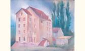 POLIAKOFF GUéORGUIEVITCH Nicolas Huile Sur Carton POLIAKOFF GUéORGUIEVITCH Nicolas Huile Sur Carton