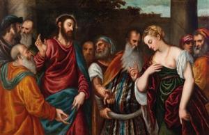 Polidoro Da Lanciano - Christ And The Adulteress