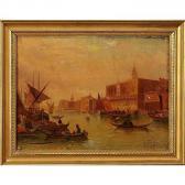 POLINI Aimé Venetian Canal Scene POLINI Aimé Venetian Canal Scene