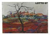 POLLASTRI VITTORIO Paesaggio Con Albero POLLASTRI VITTORIO Paesaggio Con Albero