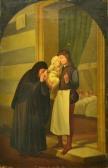 pollastrini Enrico La Carita' Riceve Il Piccolo Orfano pollastrini Enrico La Carita' Riceve Il Piccolo Orfano