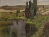 PONTINI Fritz Moorlandschaft. PONTINI Fritz Moorlandschaft.