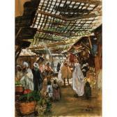 PONTOY Henri Scène De Souk À Fès PONTOY Henri Scène De Souk À Fès