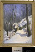 POPLASKI ALEXANDER Landscape With Snow Ledge POPLASKI ALEXANDER Landscape With Snow Ledge