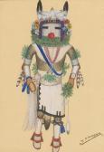 POSEYESVA Raymond Two Hopi Paintings POSEYESVA Raymond Two Hopi Paintings