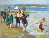 POTTHAST Edward Henry The Bathing Beach POTTHAST Edward Henry The Bathing Beach