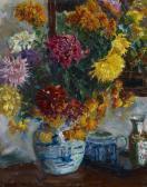 POTTNER Emil Stillleben Mit Astern POTTNER Emil Stillleben Mit Astern