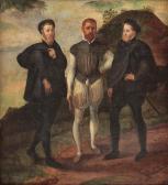 POURBUS Frans II Carol Quintul Cu Fratele Său Ferdinand Şi Ducele De Milan POURBUS Frans II Carol Quintul Cu Fratele Său Ferdinand Şi Ducele De Milan