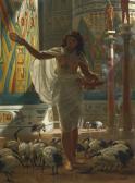 POYNTER Edward John Feeding The Sacred Ibis In The Halls Of Karnac POYNTER Edward John Feeding The Sacred Ibis In The Halls Of Karnac
