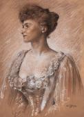 POYNTER Edward John Portrait Of A Lady POYNTER Edward John Portrait Of A Lady
