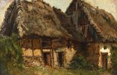 PRELLER Friedrich I Bauernkaten Stiller, Sommerlicher Winkel Im Dorf PRELLER Friedrich I Bauernkaten Stiller, Sommerlicher Winkel Im Dorf