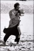 PRIEUR Georges Étienne Julian Schnabel Sur Le Tournage De Son Film "le Scaphandre Et Le Papillon", Berck Plage PRIEUR Georges Étienne Julian Schnabel Sur Le Tournage De Son Film "le Scaphandre Et Le Papillon", Berck Plage