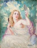 PRIHODA Istvan Femme Au Miroir PRIHODA Istvan Femme Au Miroir