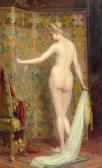 PROBST Carl Standing Female Nude. PROBST Carl Standing Female Nude.