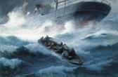 PROSALENTIS Pavlo A Steam Yacht Foundering In A Storm With Rescue At Hand PROSALENTIS Pavlo A Steam Yacht Foundering In A Storm With Rescue At Hand