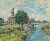 PROUT Margaret Fisher Landscape With Windmill PROUT Margaret Fisher Landscape With Windmill