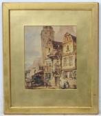PROUT Samuel Continental Low Countries House And Figures Of Street Scene PROUT Samuel Continental Low Countries House And Figures Of Street Scene