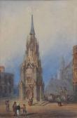 PROUT Samuel The Wellington Testimonial Clock Tower Near London Bridge PROUT Samuel The Wellington Testimonial Clock Tower Near London Bridge