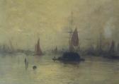 PROVAST J Ships In Harbour At Sunset PROVAST J Ships In Harbour At Sunset