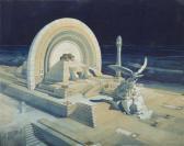 PROVENSAL Henri Ancient Architectural Study PROVENSAL Henri Ancient Architectural Study