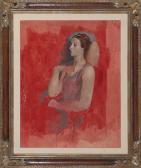 PRUNA Pedro Retrato De Henriette Sacher-lefrevre, Esposa Del Artista PRUNA Pedro Retrato De Henriette Sacher-lefrevre, Esposa Del Artista