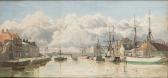 PYE William A Study In Weymouth Harbour, Dorset PYE William A Study In Weymouth Harbour, Dorset