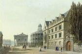 PYNE George View Of The Clarendon Building, Sheldonian Theatre And Exeter College, Broad Street, Oxford PYNE George View Of The Clarendon Building, Sheldonian Theatre And Exeter College, Broad Street, Oxford