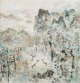 QIKUAN CHEN Chi-kwan : Deer In The Forest QIKUAN CHEN Chi-kwan : Deer In The Forest