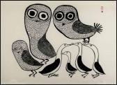 QINNUAYUAK Lucy Three Owls, Four Birds QINNUAYUAK Lucy Three Owls, Four Birds