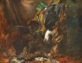 RÉGNAULT Henri Nature Morte Au Fauteuil Avec Draperie, Esquisse RÉGNAULT Henri Nature Morte Au Fauteuil Avec Draperie, Esquisse